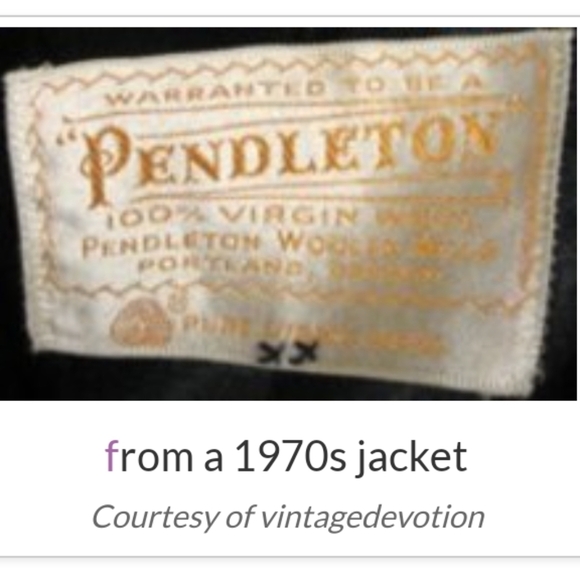 Pendleton wool blazer vintage eggplant purple - Picture 7 of 7